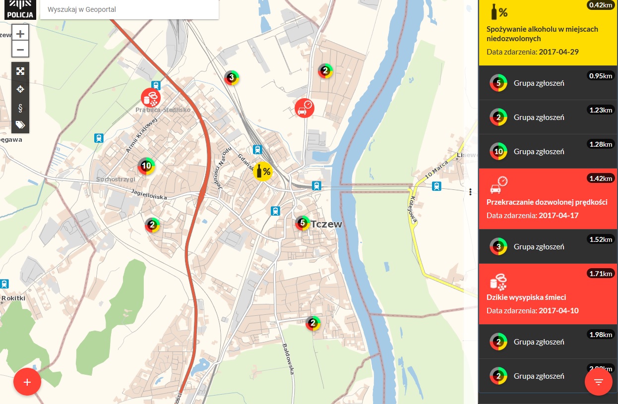 Zagrozenia Tczew 30.04.17